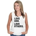 thumbnail image 1 of Love God and Others Christian Quote Tank Top T Shirts Men Women Brisco Brands S, 1 of 6