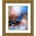 thumbnail image 1 of Love Grams 12x14 Gold Ornate Wood Framed with Double Matting Museum Art Print Titled - Butterfly Memory, 1 of 4
