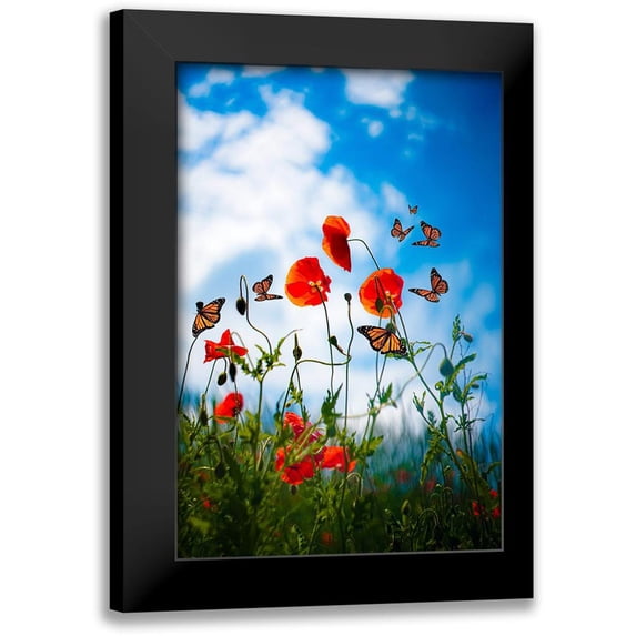 Love Grams 13x18 Black Modern Framed Museum Art Print Titled - Field of Dreams