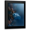 thumbnail image 1 of Love Grams 14x18 Black Modern Framed Museum Art Print Titled - Kiss Me at Dawn, 1 of 5