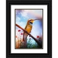 thumbnail image 1 of Love Grams 14x18 Black Ornate Wood Framed with Double Matting Museum Art Print Titled - Birds and Dreams, 1 of 4