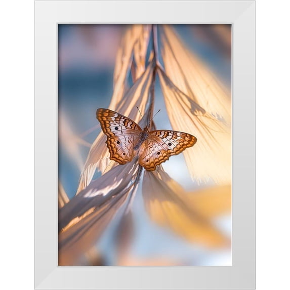 Love Grams 18x24 White Modern Wood Framed Museum Art Print Titled - Goodbye My Friend