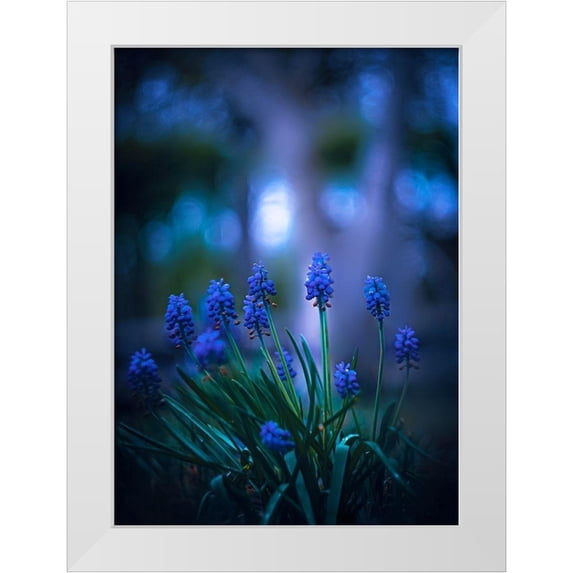 Love Grams 18x24 White Modern Wood Framed Museum Art Print Titled - Midnight
