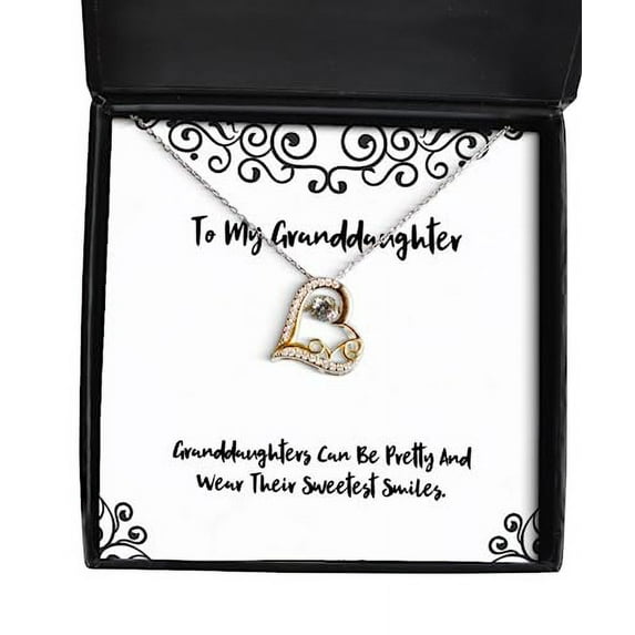 Love Granddaughter Gifts, Granddaughters Can Be Pretty, Motivational Love Dancing Necklace For Granddaughter From Grandmother, Appreciation gifts for granddaughter, Granddaughter appreciation gifts,