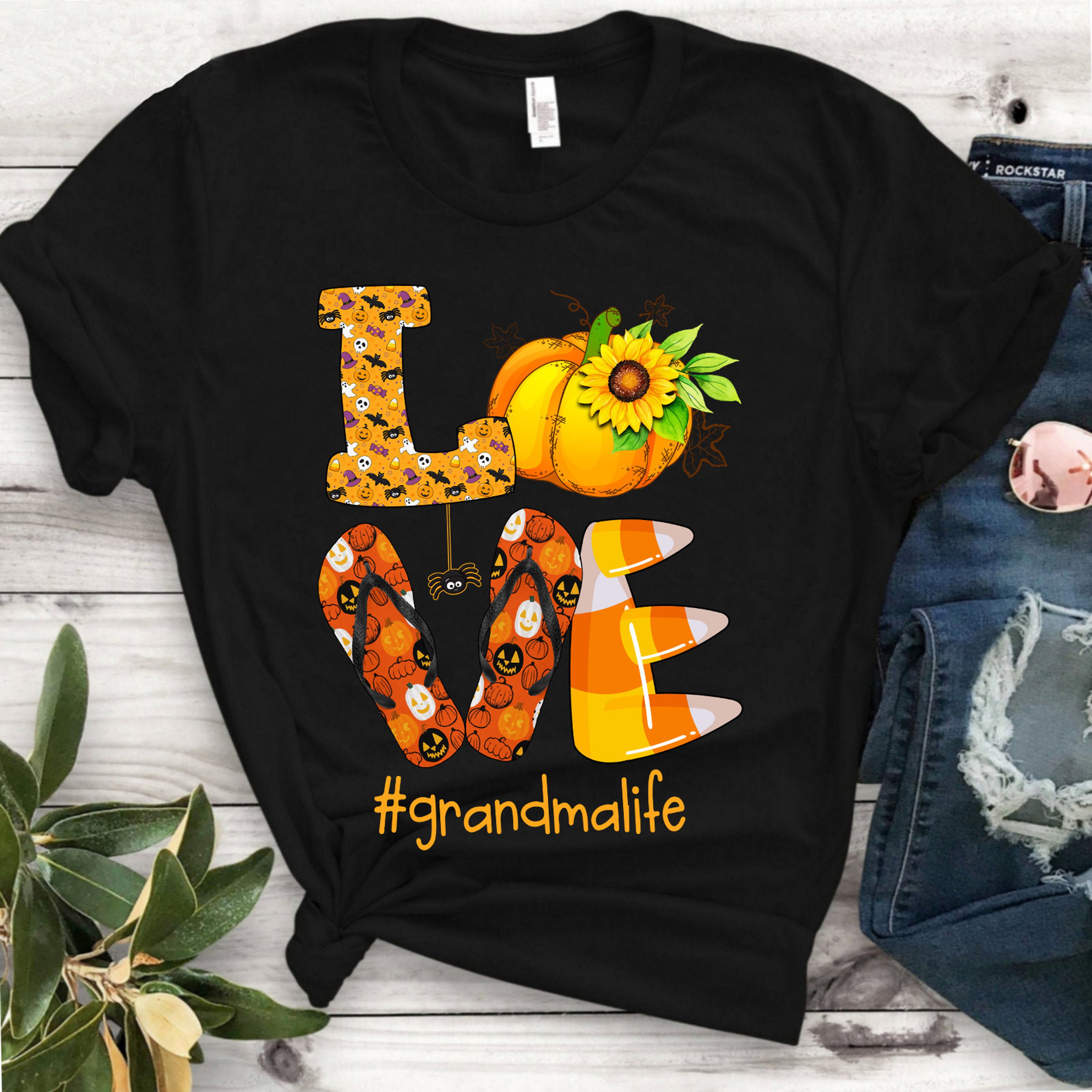 Love Grandma Life Shirts Funny Grandma Shirts Grandma Halloween