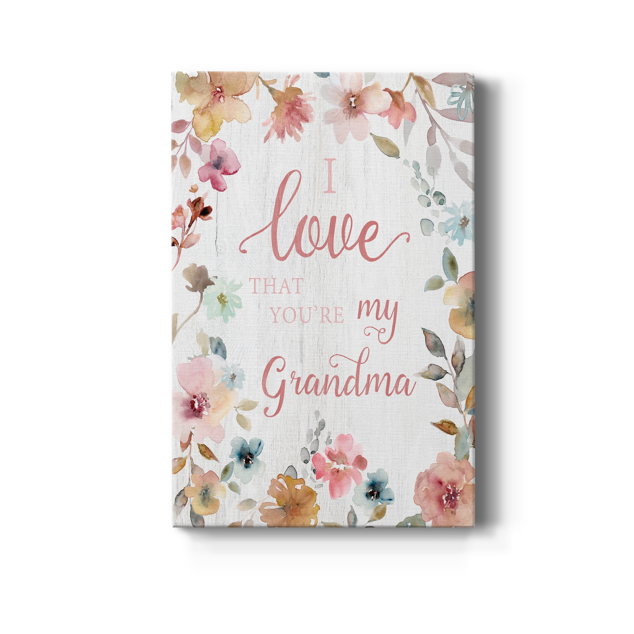 Love Grandma Premium Gallery Wrapped Canvas - Ready to Hang - 24 x 36