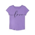 thumbnail image 1 of Love Graphic T-Shirt for Girls Size 14-16, 1 of 2