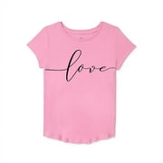 Love Graphic T-Shirt for Girls Size 8