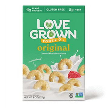 Love Grown, Breakfast Cereal, Original Power O's, Gluten Free, 8 Oz. Box