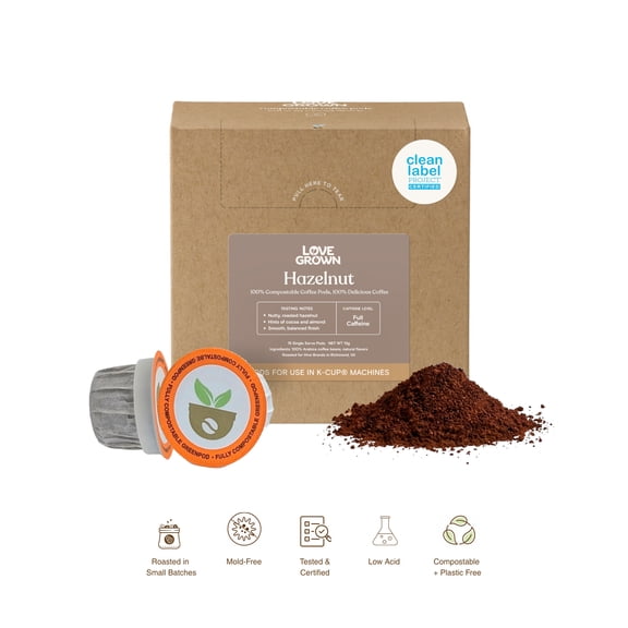 Compostable Coffee Pods for Keurig Machines - Box of 15