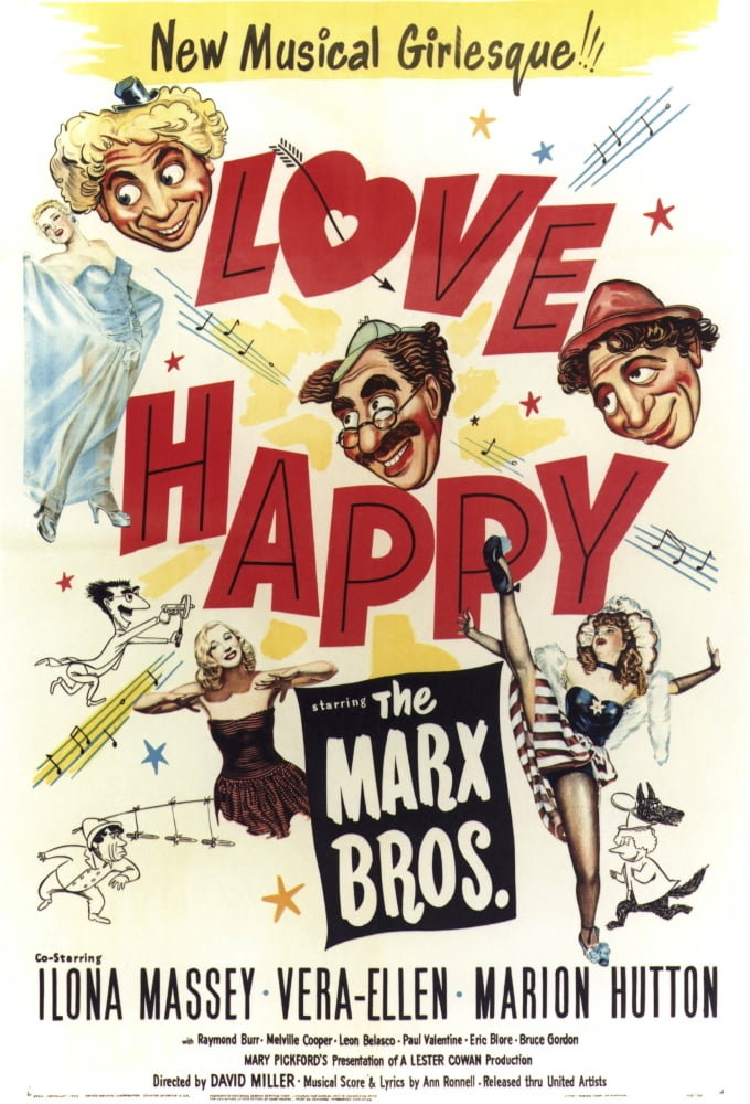 Love Happy Canvas Art - (11 x 17)