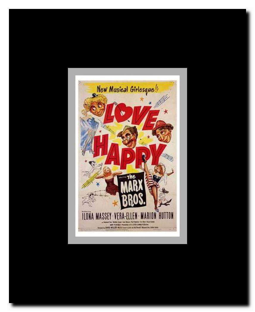 Love Happy Framed Movie Poster