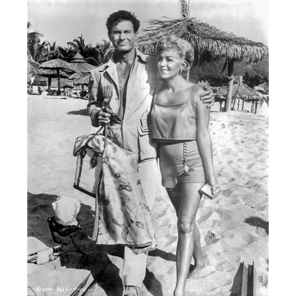 Love Has Many Faces Couple Walking at Beach Photo Print (8 x 10)