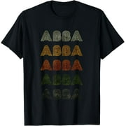 Love Heart Abba Tee Grunge Vintage Style Black Abba T-Shirt