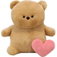 thumbnail image 1 of Love Heart Bear Stuffed Animal with Built-in Recording Function Valentines Day Gifts for Her / He, 1 of 8