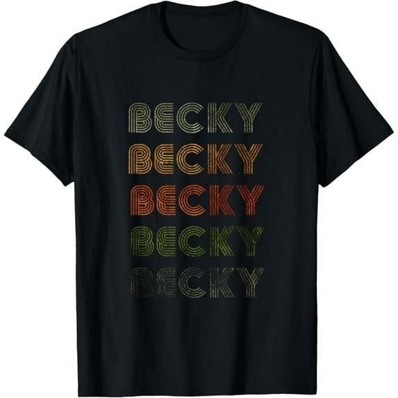 Love Heart Becky Tee Grunge/Vintage Style Black Becky T-Shirt