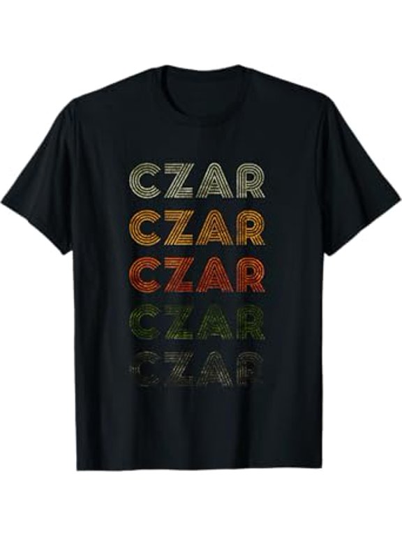 Love Heart Czar Tee Grunge Vintage Style Black Czar T-Shirt