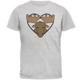 thumbnail image 1 of Love Heart Emerging Moose Mens T Shirt Light Heather Grey SM, 1 of 1