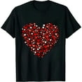 thumbnail image 1 of Love Heart Graphic Valentine's Day For Womens Girls Kids T-Shirt, 1 of 3