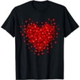 thumbnail image 1 of Love Heart Graphic Valentine's Day For Womens Girls Kids T-Shirt, 1 of 5
