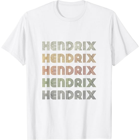 Love Heart Hendrix Tee Grunge/Vintage Style Black Hendrix T-Shirt