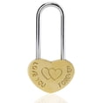 thumbnail image 1 of Love Heart Lock Heart Padlocks Love You Forever Letters Double Hearts Ornament, 1 of 12