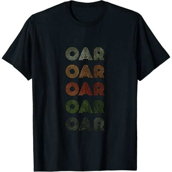 Love Heart Oar Tee Grunge Vintage Style Black Oar T-Shirt
