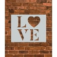 thumbnail image 1 of Love Heart Sign Stencil, 1 of 2