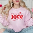thumbnail image 1 of Love Heart Stacked | Sweatshirt, 1 of 4