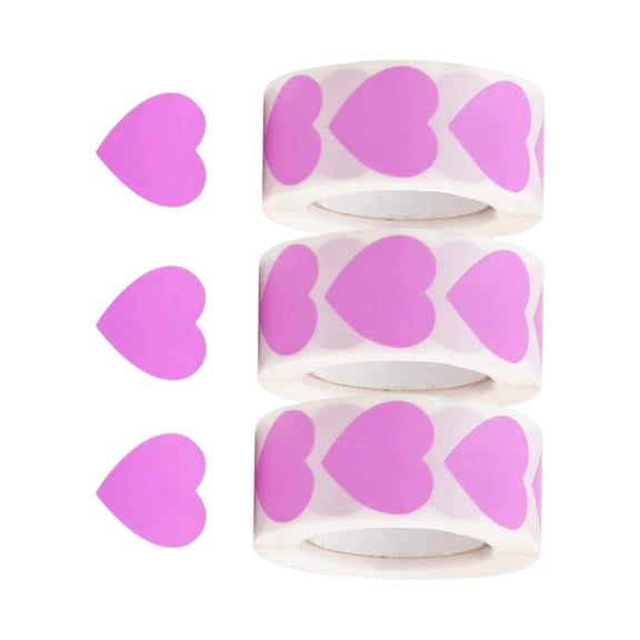Love Heart Sticker for Valentines Card Letter Envelope Self-Adhesive Labels