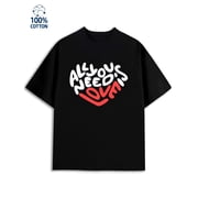 Love Heart Tee mens lover black New spring and autumn trendy printed T-shirts gift taylor Vintage Unisex Shirt Short Sleeve tshirts Funny Unisex Shirt Crewneck tshirts