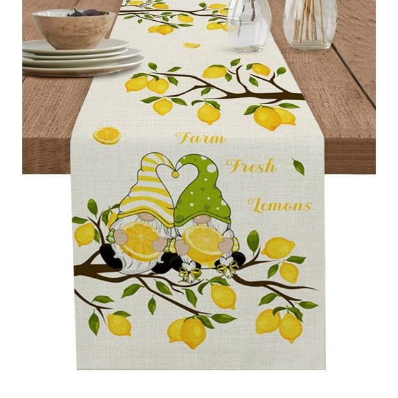 Love Heart Valentine's Day Table Runner Seasonal Anniversary Wedding Holiday Kitchen Dining Table ration for Indoor Outdoor