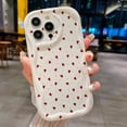 thumbnail image 1 of Love Heart Water Ripple Pattern Case for iPhone 15 Pro Soft TPU Shockproof Camera Protective Back Cover for Women Girl Cute Phone Case for iPhone 15 Pro 6.1 Inch Red, 1 of 8