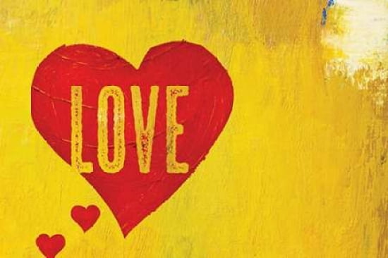 Love Hearts Canvas Art - BoMo (12 x 18)