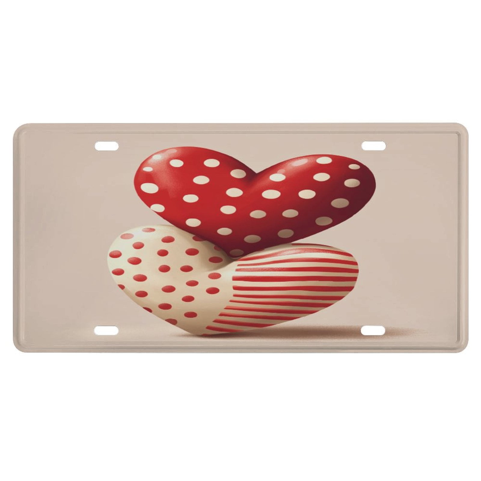 USA Flagge Aluminium Nummernschild 6x12 Zoll - Rostfrei & Wasserdicht Für Auto Front