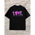 thumbnail image 1 of Greenink Love Hearts T-Shirt mens black Cool shirts, Funny shirts, t shirt Funny Unisex Shirt Printed tshirts Vintage Unisex Shirt Graphic tshirts Classic Unisex Shirt Crewneck tshirts, 1 of 7