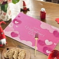 thumbnail image 1 of Love Hearts Valentine's Day Placemats,Anniversary Table Mats,Linen Red Love Heart Table Mats for Kitchen Dining Wedding Anniversary Valentine Decorations Party Decor,Valentines Day Decorations, 1 of 9