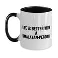 thumbnail image 1 of Love Himalayan-Persian Cat, Life is Better With a Himalayan-Persian, Himalayan-Persian Cat Two Tone 11oz Mug From Friends, 1 of 2