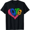 thumbnail image 1 of Love Hippie Peace Mandala Art Hawaii T-Shirt Black 3X-Large, 1 of 4