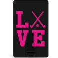 Love Hockey Usb Flash Drive Credit Card Design Usb Flash Drive