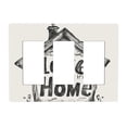 thumbnail image 1 of Love Home Switch Cover Decorative Wall Plate 3-Gang Screwless Standard Size, 1 of 5