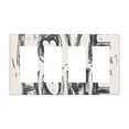 thumbnail image 1 of Love Home Switch Cover Decorative Wall Plate / 4-Gang 4-Decor / Standard Size 4.5x8 in, 1 of 5