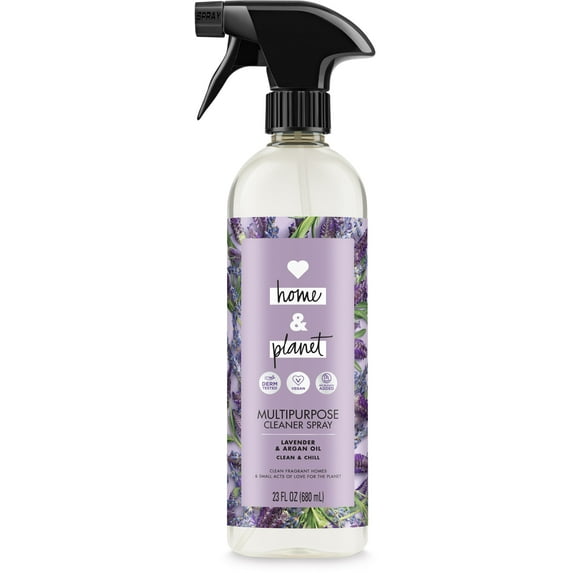 Love Home and Planet Multipurpose Cleaner Spray Lavender & Argan Oil 23 oz