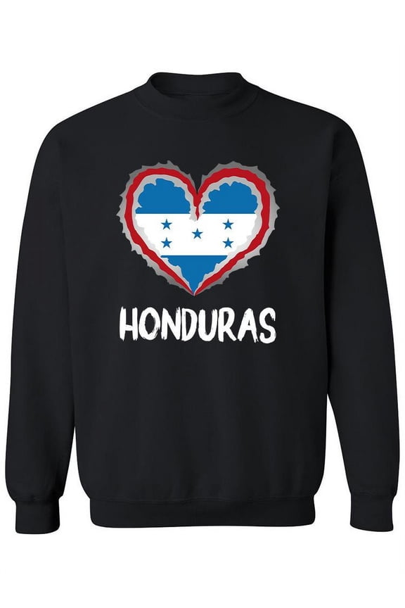 Love Honduras Sweatshirt Women -SPIdeals Designs, Female Medium