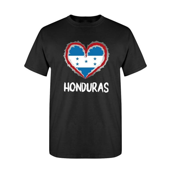 Love Honduras T-Shirt Men -SPIdeals Designs, Male Large