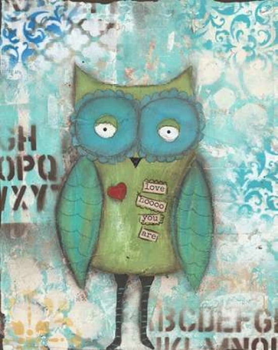 Love Hoooo You Are Canvas Art - Cassandra Cushman (20 x 24)