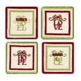 thumbnail image 1 of Love Hope Noel Peace Petit Point Coaster 4" x 4", 1 of 4