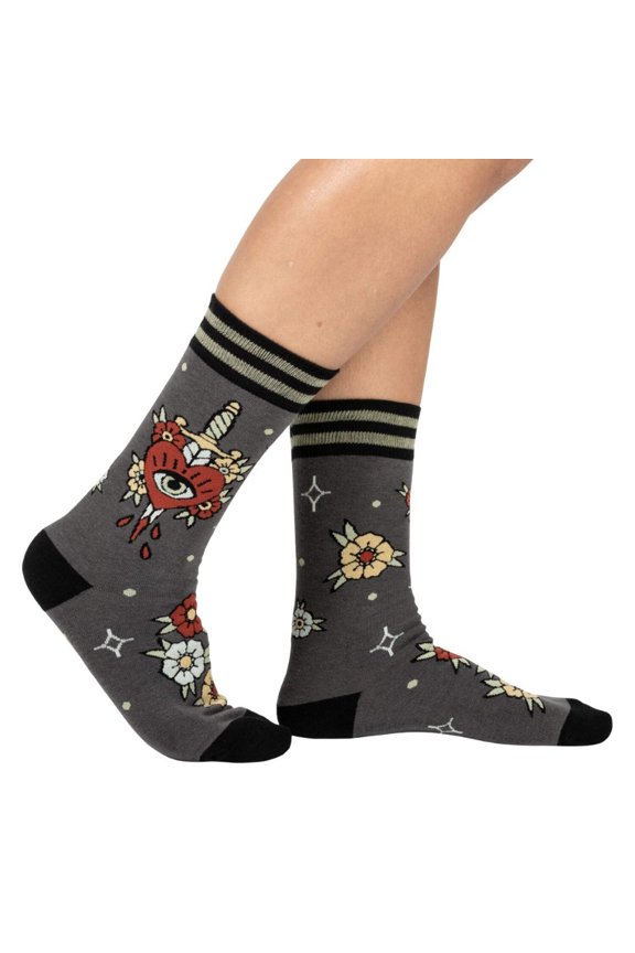 Love Hurts Crew Socks