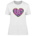 thumbnail image 1 of Love In Heart Shape. T-Shirt Women -Image by Shutterstock, Female Medium, 1 of 4