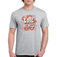 thumbnail image 1 of Love In Our Hearts... T-Shirt Men -Smartprints Designs, Male 3X-Large, 1 of 4